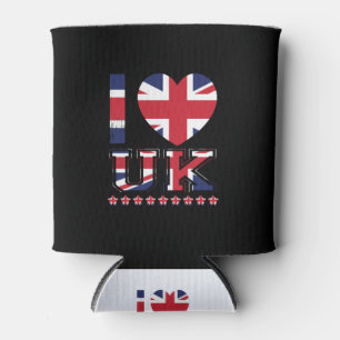 I Love United Kingdom-Verenigd Koninkrijk-England Blikjeskoeler