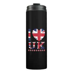I Love United Kingdom-Verenigd Koninkrijk-England Thermosbeker