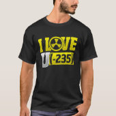I Love Uranium 245 Nuclear Engineering T-shirt (Voorkant)