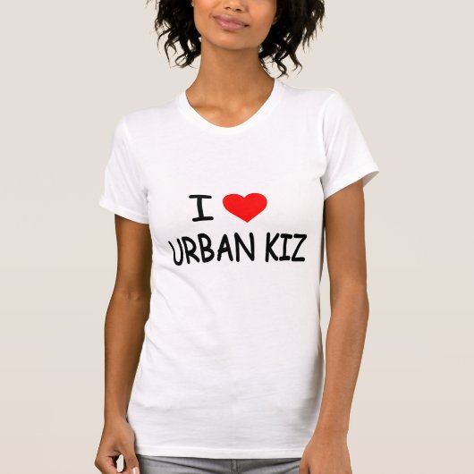 I Love Urban Kiz T-Shirt - Kizomba (Voorkant)