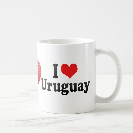 I Love Uruguay Koffiemok (Rechts)