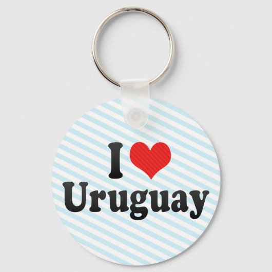 I Love Uruguay Sleutelhanger (Voorkant)