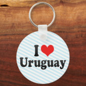 I Love Uruguay Sleutelhanger (Voorkant)