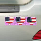 I Love Usa Bumpersticker (Op auto)