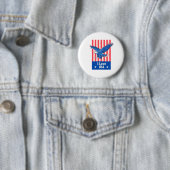 "I Love USA" Eagle Flag Design Ronde Button 5,7 Cm (In situ)