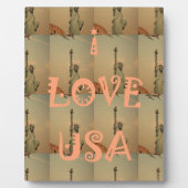 I Love USA Fotoplaat (Voorkant)