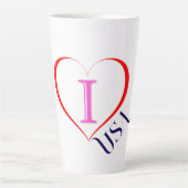 I Love USA Latte Mok (Voorkant)