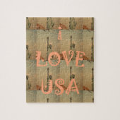 I Love USA Legpuzzel (Verticaal)
