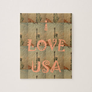 I Love USA Legpuzzel