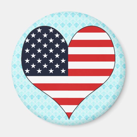I Love Usa Magneet (Voorkant)