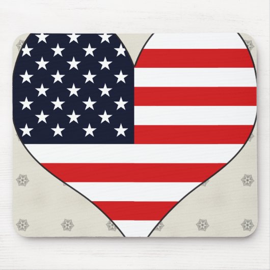 I Love Usa Muismat (Voorkant)