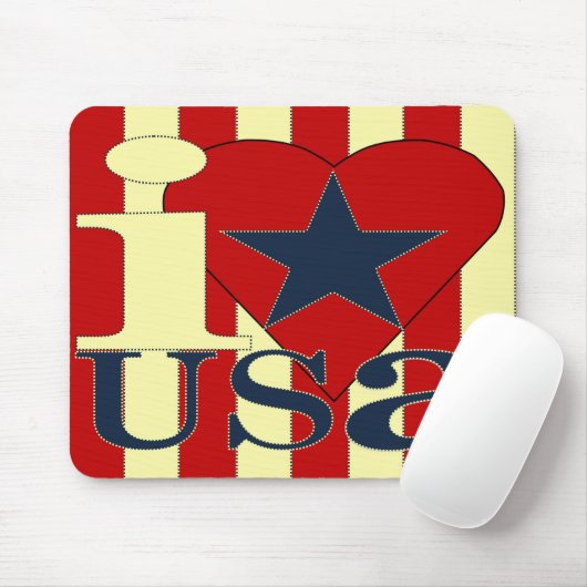 I Love USA Muismat (Met muis)