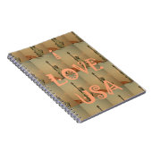 I Love USA Notitieboek (Rechterzijde)