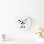 I Love USA Ronde Klok (Huis)