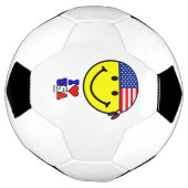 I LOVE USA Soccer Ball Voetbal (Gedraaid)