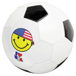 I LOVE USA Soccer Ball Voetbal