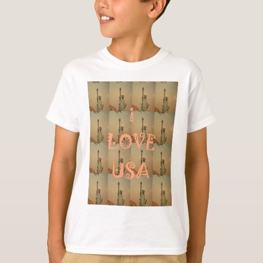 I Love USA T-shirt (Voorkant)