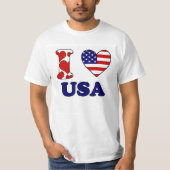 I love USA T-shirt (Voorkant)