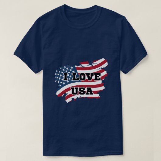 I Love USA T-shirt (Design voorkant)