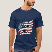 I Love USA T-shirt (Voorkant)