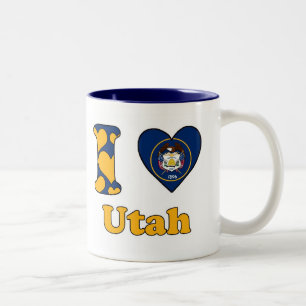 I love Utah Tweekleurige Koffiemok