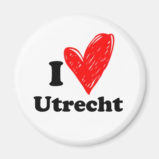 I love Utrecht Magneet (Voorkant)