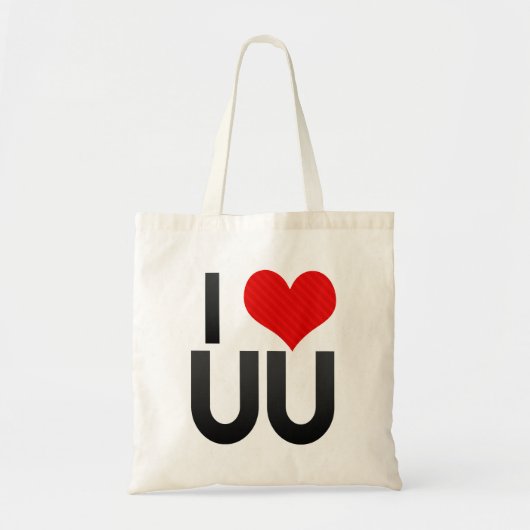 I Love UU Tote Bag (Voorkant)