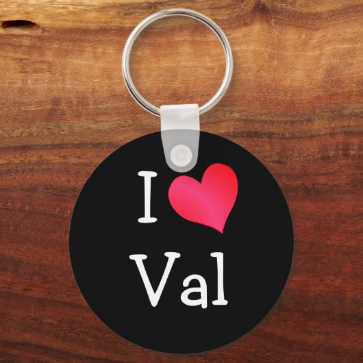 I Love Val Sleutelhanger (Voorkant)