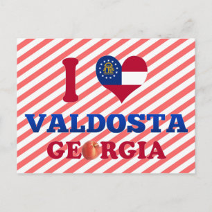 I Love Valdosta, Georgia Briefkaart