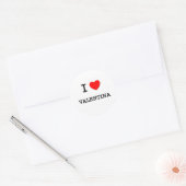 I Love Valentina Ronde Sticker (Envelop)