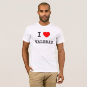 I Love Valerie T-shirt (Voorkant volledig)