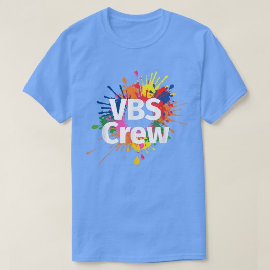 I Love VBS 2022 Crew Vacation Bible School Paint S T-shirt (Design voorkant)