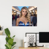 I LOVE VEGAS POSTER (Thuiskantoor)