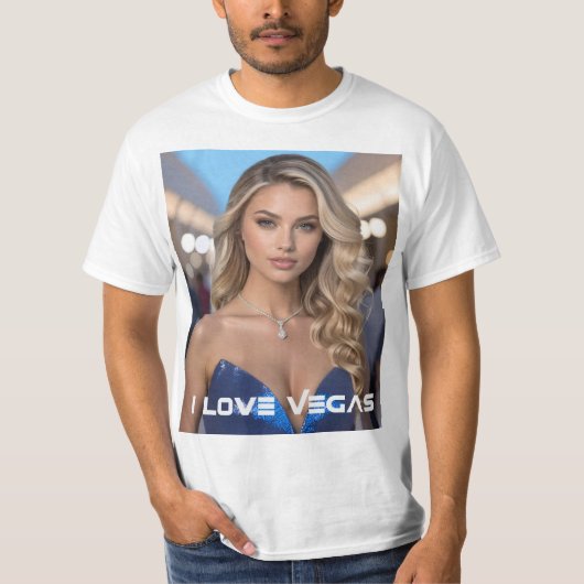 I LOVE VEGAS T-SHIRT (Voorkant)