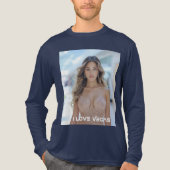 I LOVE VEGAS Tri-Blend SHIRT (Voorkant volledig)