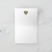 I Love Veggies Feestdagen Kaart (Binnen)