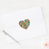 I Love Veggies Hart Sticker (Envelop)