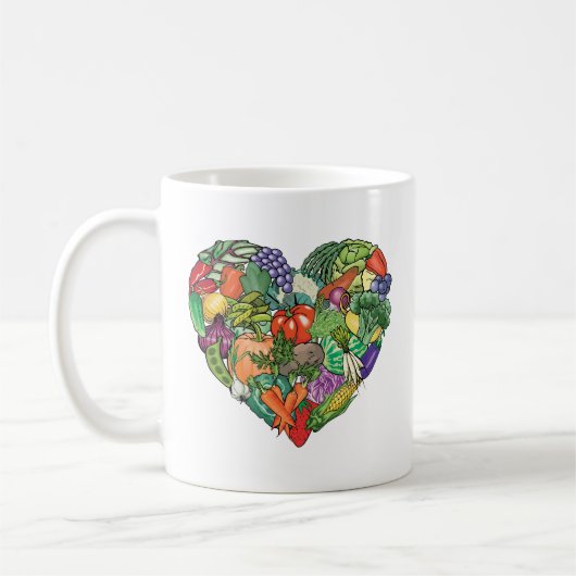 I Love Veggies Koffiemok (Links)