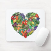 I Love Veggies Muismat (Met muis)
