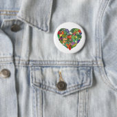 I Love Veggies Ronde Button 5,7 Cm (In situ)