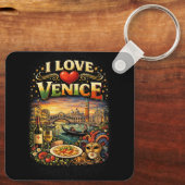 I Love Venice Sleutelhanger (Achterkant)