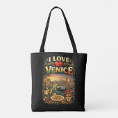 I Love Venice Tote Bag (Achterkant)