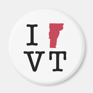 I Love Vermont Magneet