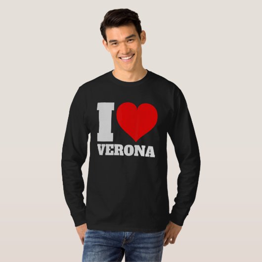 I Love Verona I Love Verona T-shirt (Voorkant volledig)