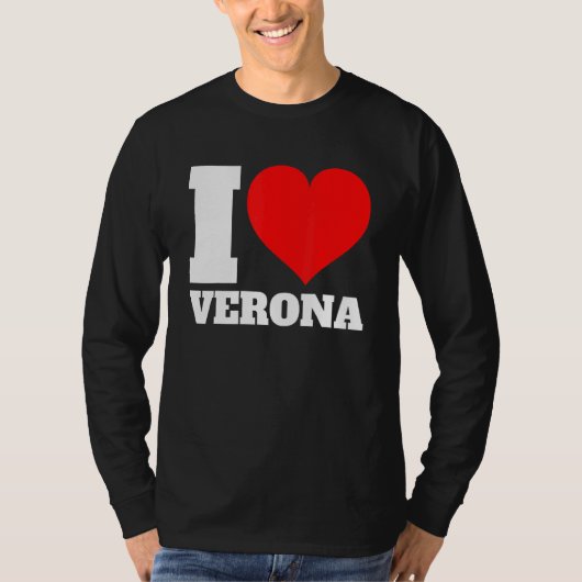I Love Verona I Love Verona T-shirt (Voorkant)