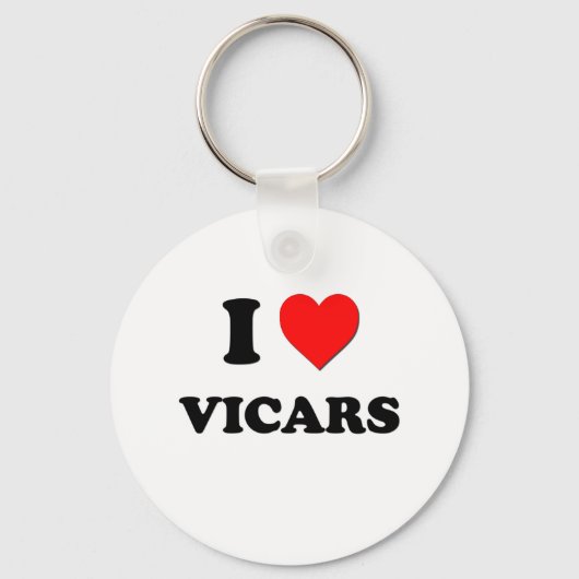 I Love Vicars Sleutelhanger (Voorkant)