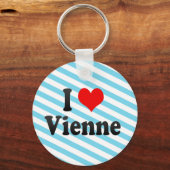 I Love Vienne, France Sleutelhanger (Voorkant)