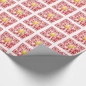 I Love Vietnam (Tôi Yêu Viboyt Nam) Flag QR Code Cadeaupapier (Hoek)