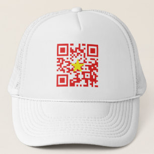 I Love Vietnam (Tôi Yêu Viboyt Nam) Flag QR Code Trucker Pet
