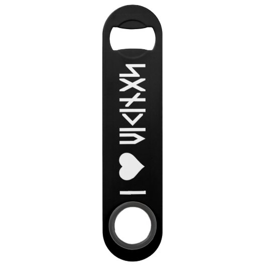 I Love Vikings Bar Key Speed Flessenopener (Voorkant)
